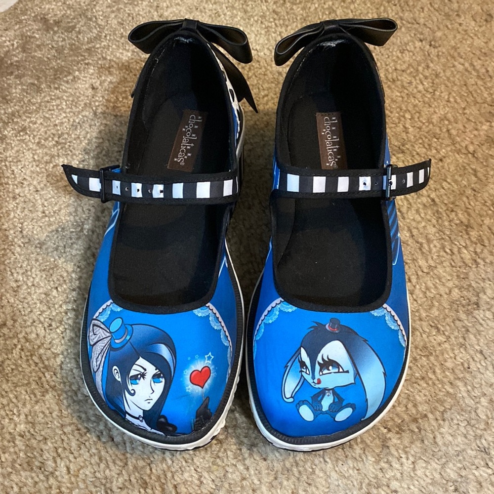 Hot chocolate platforms Lolita goth